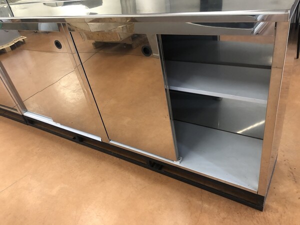 47#6082 Retrobanco armadiato inox in vendita - foto 3