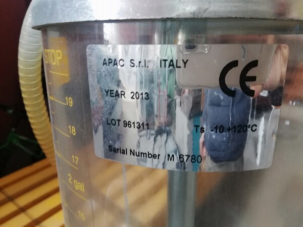 10#6128 Raccoglitore olio esausto Apac in vendita - foto 2