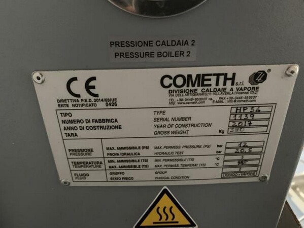 1#6150 Pressa stampaggio dischi vinile Inpros Srl e generatore vapore Cometh in vendita - foto 37