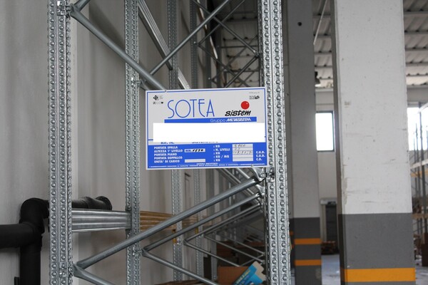 1#6155 Scaffalatura metallica portapallets in vendita - foto 12