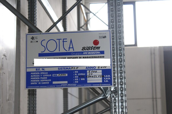 1#6155 Scaffalatura metallica portapallets in vendita - foto 24