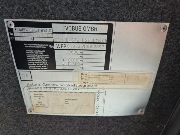 6#6173 Autobus 55 posti Evobus GMBH 0404 53T in vendita - foto 9