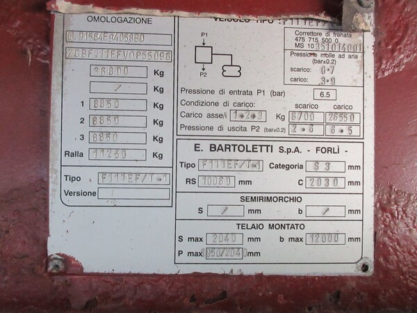 2#6182 Semirimorchio Bartoletti in vendita - foto 14