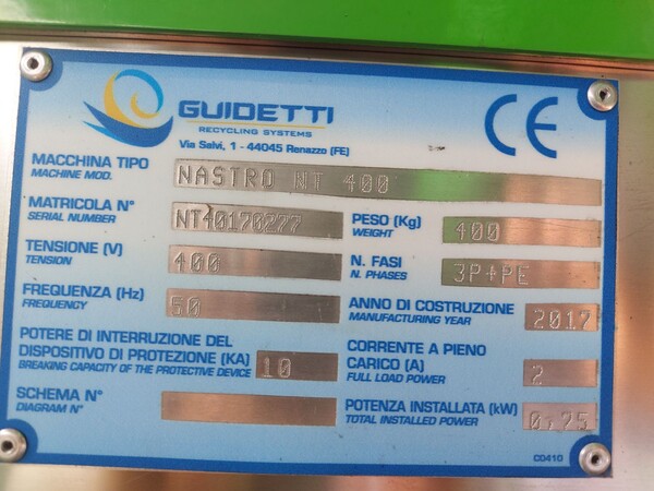 1#6231 Impianto per trattamento rifiuti RAEE Guidetti in vendita - foto 10