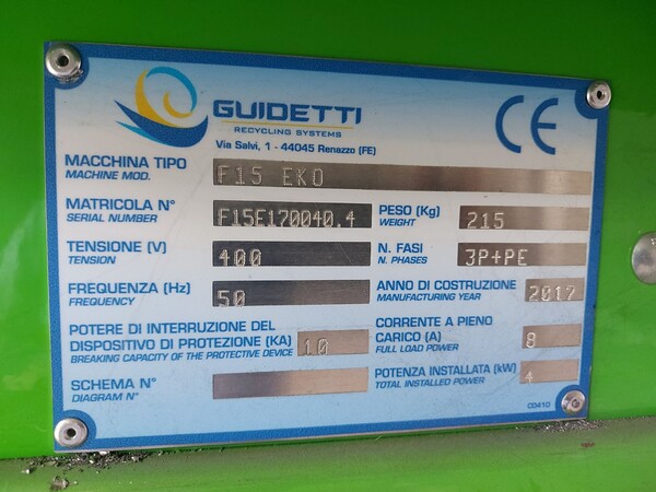 1#6231 Impianto per trattamento rifiuti RAEE Guidetti in vendita - foto 46