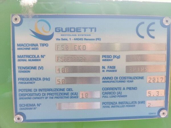 1#6231 Impianto per trattamento rifiuti RAEE Guidetti in vendita - foto 58