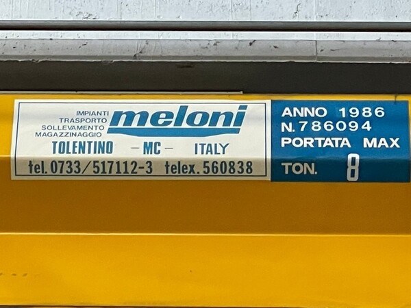 10#6252 Carroponte monotrave Meloni in vendita - foto 3