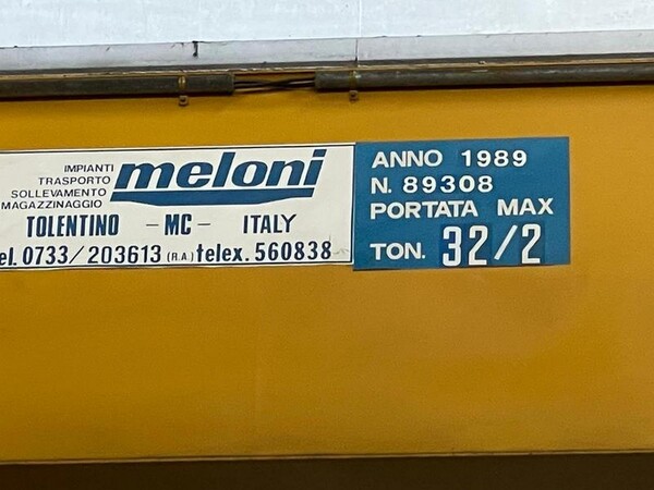 6#6252 Carroponte bitrave Meloni 32ton in vendita - foto 2