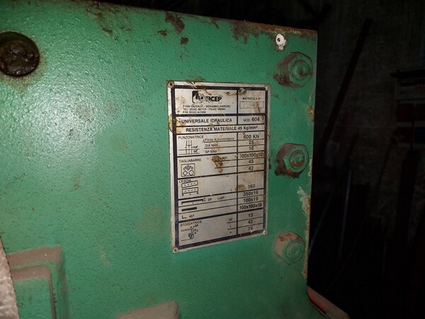 10#6304 Macchinari per la lavorazione del ferro in vendita - foto 11