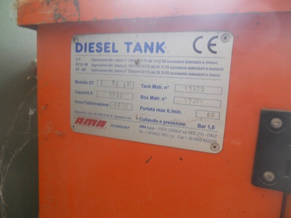 40#6304 Serbatoio cisterna per gasolio lt. 2000 in vendita - foto 13