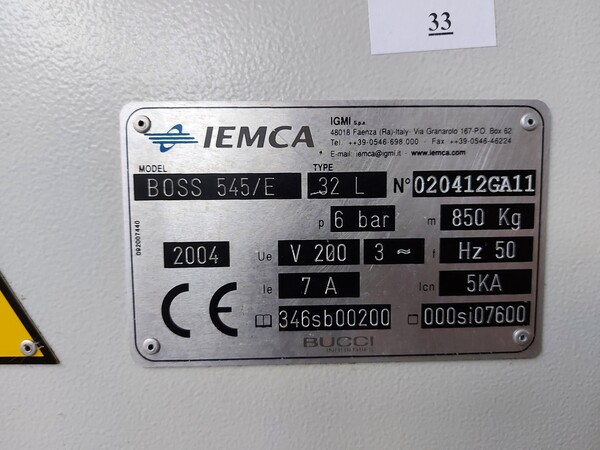 13#6313 Caricatore di barre Iemca Boss 545/E tipo 32 L in vendita - foto 2