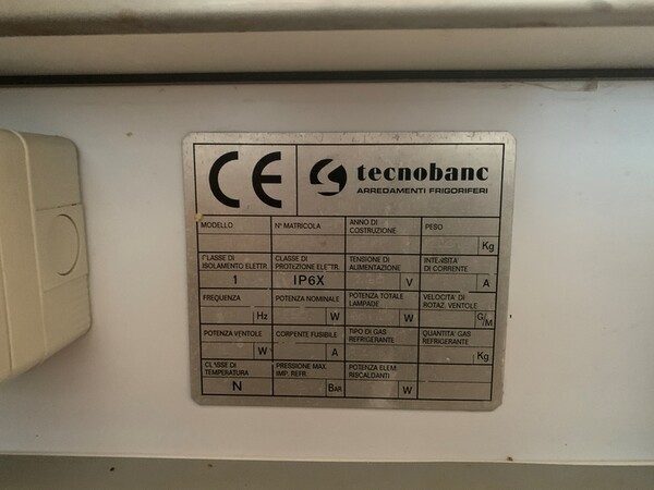 27#6331 Banco frigo in vendita - foto 6