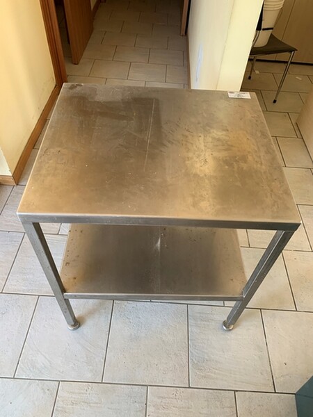 43#6331 Tavolo acciaio in vendita - foto 2
