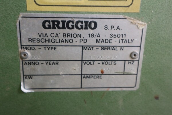 11#6340 Sega multilame Gabbiani e bedanatrice CNC Masterwod in vendita - foto 24