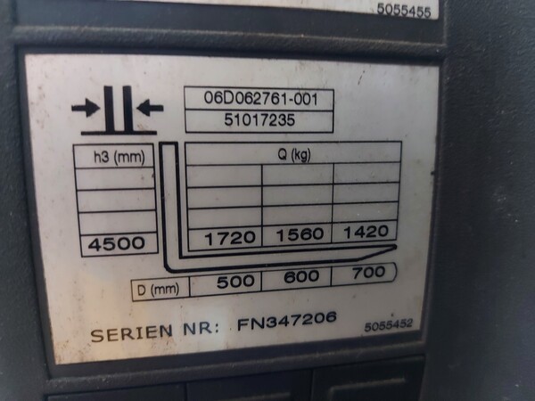 5#6357 Carrello elevatore Jungheinrich EFG 220 in vendita - foto 9