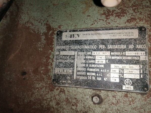 46#6373 Saldatrice a filo Siev in vendita - foto 2