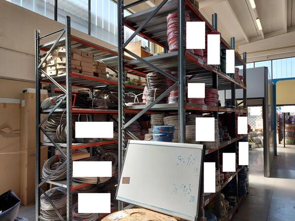 5#6393 Scaffalatura con soppalco Metalsistem in vendita - foto 9