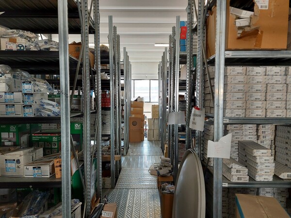 5#6393 Scaffalatura con soppalco Metalsistem in vendita - foto 21