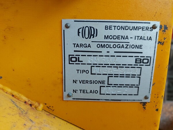 222#6400 Dumper Fiori AL3A-a in vendita - foto 3