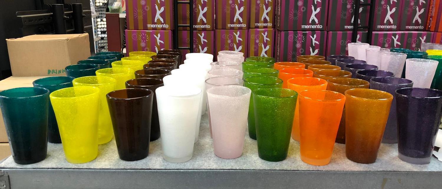 Lot Memento glass paste glasses