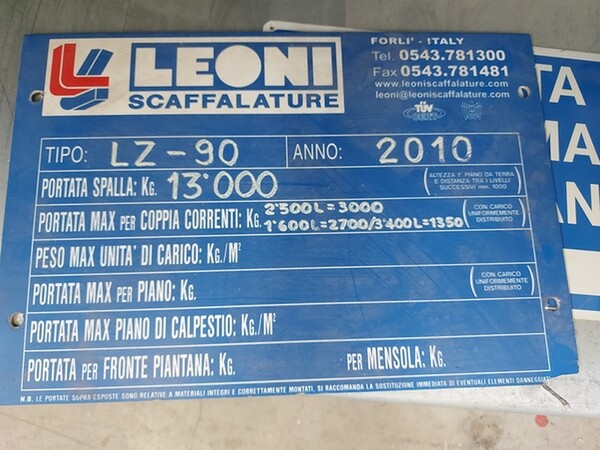 19#6439 Scaffalatura industriale Leoni in vendita - foto 2