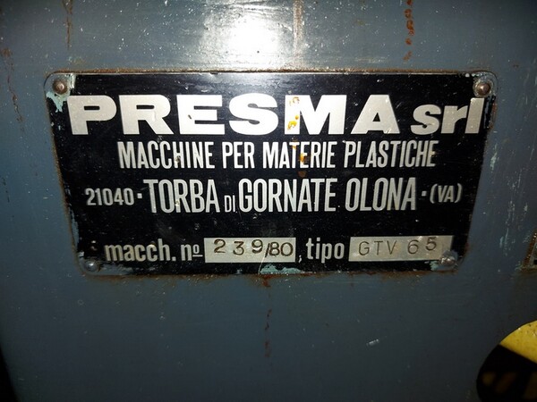 4#6439 Macchina per stampaggio a iniezione Presma in vendita - foto 2