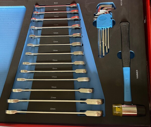 19#6449 N. 10 carrelli portautensili Germany Tools in vendita - foto 4