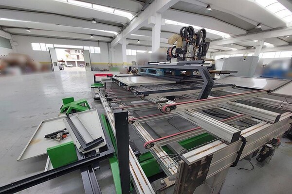 1#6475 Multicentro di lavoro CNC Biesse Uniline 3200 in vendita - foto 17