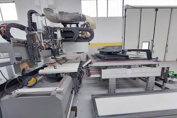 1#6475 Multicentro di lavoro CNC Biesse Uniline 3200 in vendita - foto 24
