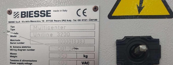 1#6475 Multicentro di lavoro CNC Biesse Uniline 3200 in vendita - foto 27