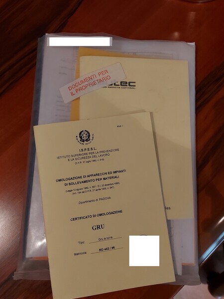 2#6498 Gru Cibin S21 e attrezzatura edile in vendita - foto 22