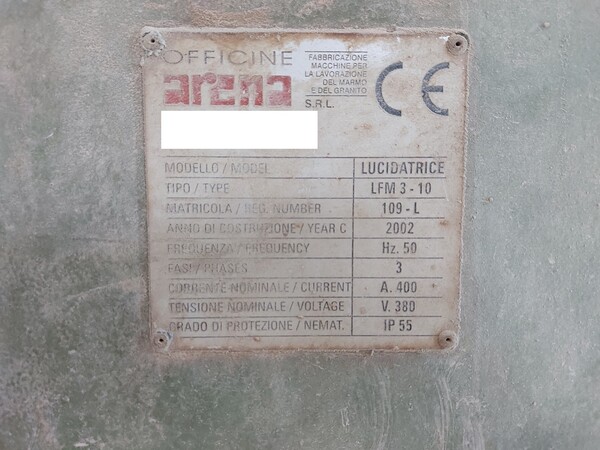 6#6541 Lucidatrice Arena in vendita - foto 3