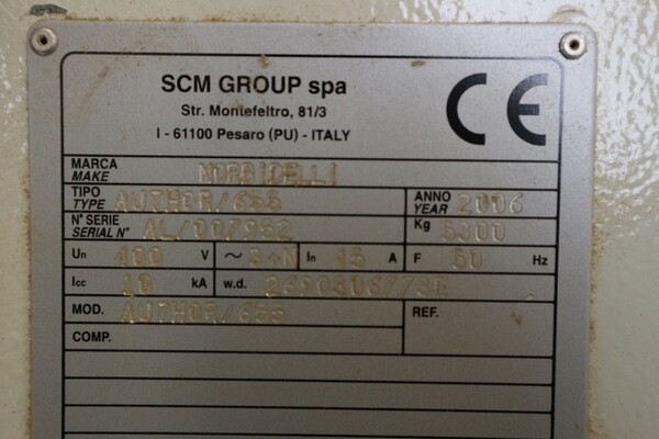 203#6560 Centro di lavoro Morbidelli in vendita - foto 2