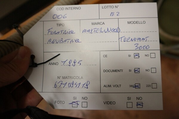 224#6560 Anubatrice foratrice Masterwood in vendita - foto 6
