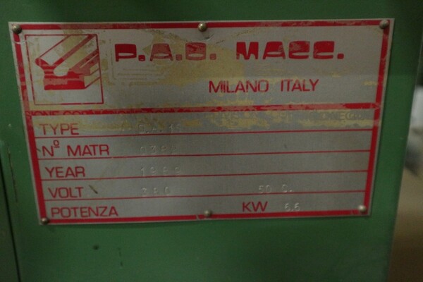 231#6560 Spaccatrice Pao Macc in vendita - foto 2