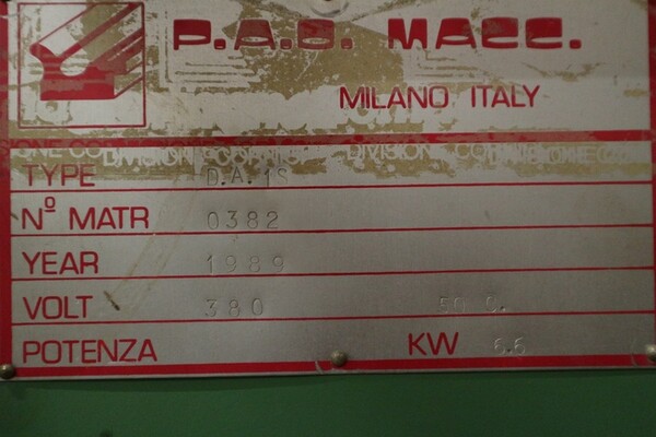 231#6560 Spaccatrice Pao Macc in vendita - foto 5