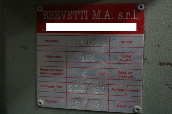 263#6560 Troncatrice Brevetti Ma Srl in vendita - foto 2