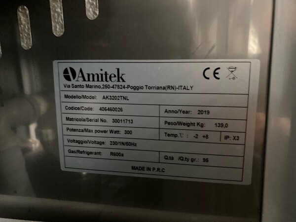 2#6568 Banco refrigerato positivo Amitek in vendita - foto 2
