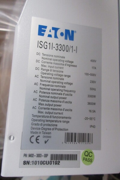 1#6766 Inverter per fotovoltaico Eaton in vendita - foto 10