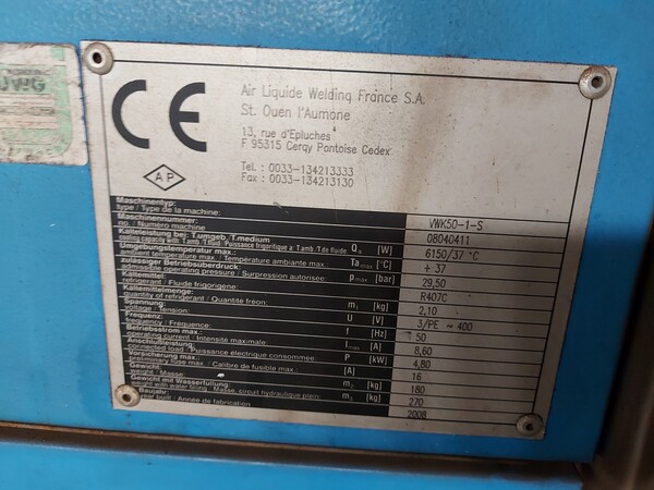 32#6807 Macchina da taglio al plasma completa di generatore e refrigeratore in vendita - foto 4
