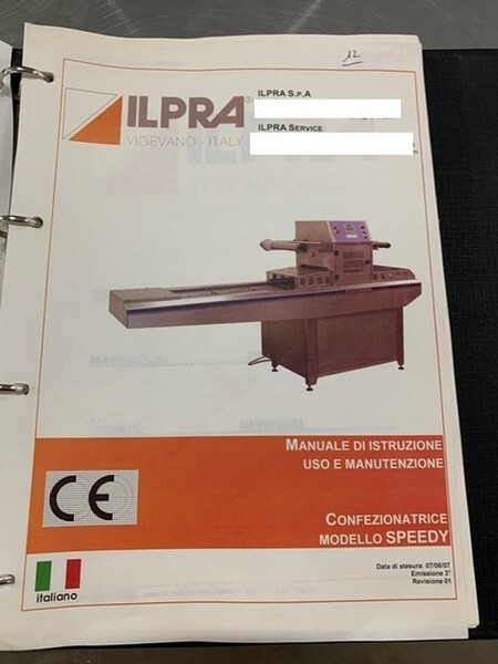 2#6825 Confezionatrice Ilpra Foodpack Speedy in vendita - foto 19