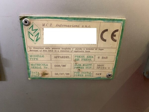 9#6825 Fardellatrice MCZ in vendita - foto 2