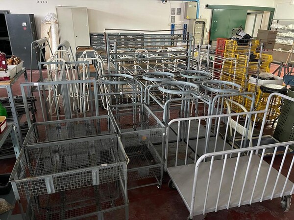 1#6841 Scaffalature e carrelli porta pelli in vendita - foto 31