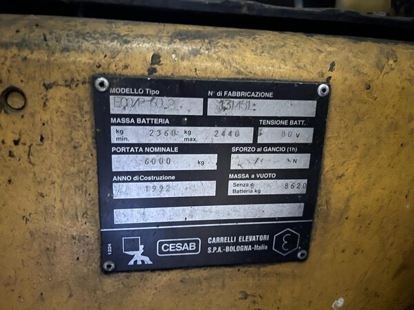 1#6871 Carrelli Cesab e autovetture Fiat in vendita - foto 155