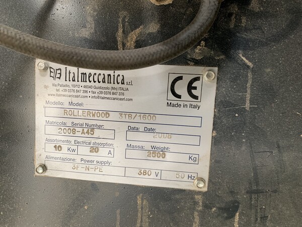 1#6882 Spazzolatrice Italmeccanica Rollerwood 3TB/1600 in vendita - foto 2