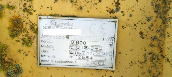 5#6923 Gru a cavalletto Giacomini in vendita - foto 8