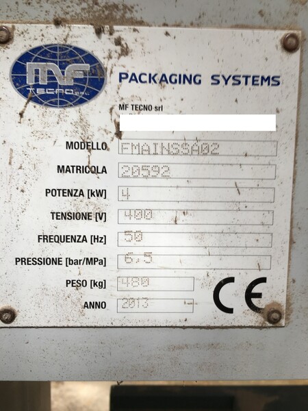 1#6946 Confezionatrice semiautomatica MF Tecno in vendita - foto 2