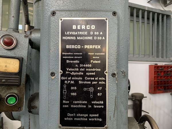19#6947 Levigatrice marca Berco in vendita - foto 3