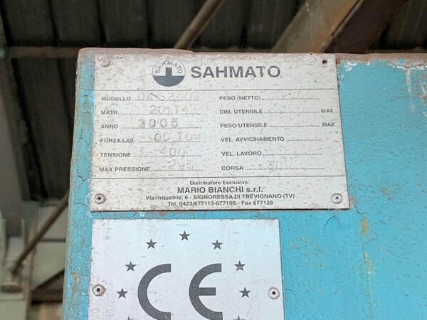 12#6949 Pressa Sahmato DKS 300 T in vendita - foto 4