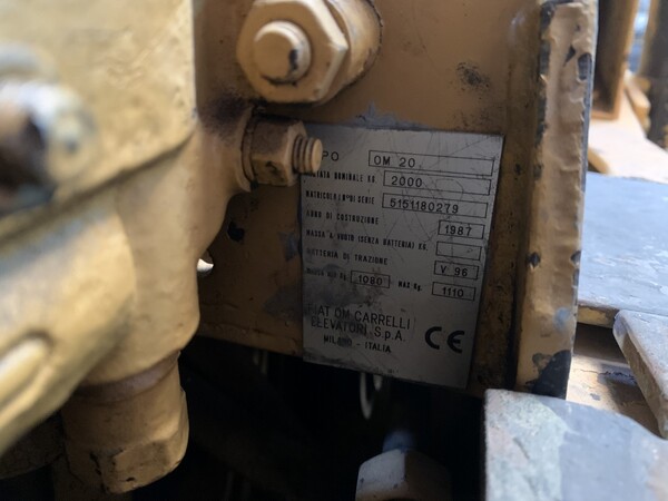 25#6949 Carrello elevatore Fiat OM in vendita - foto 4